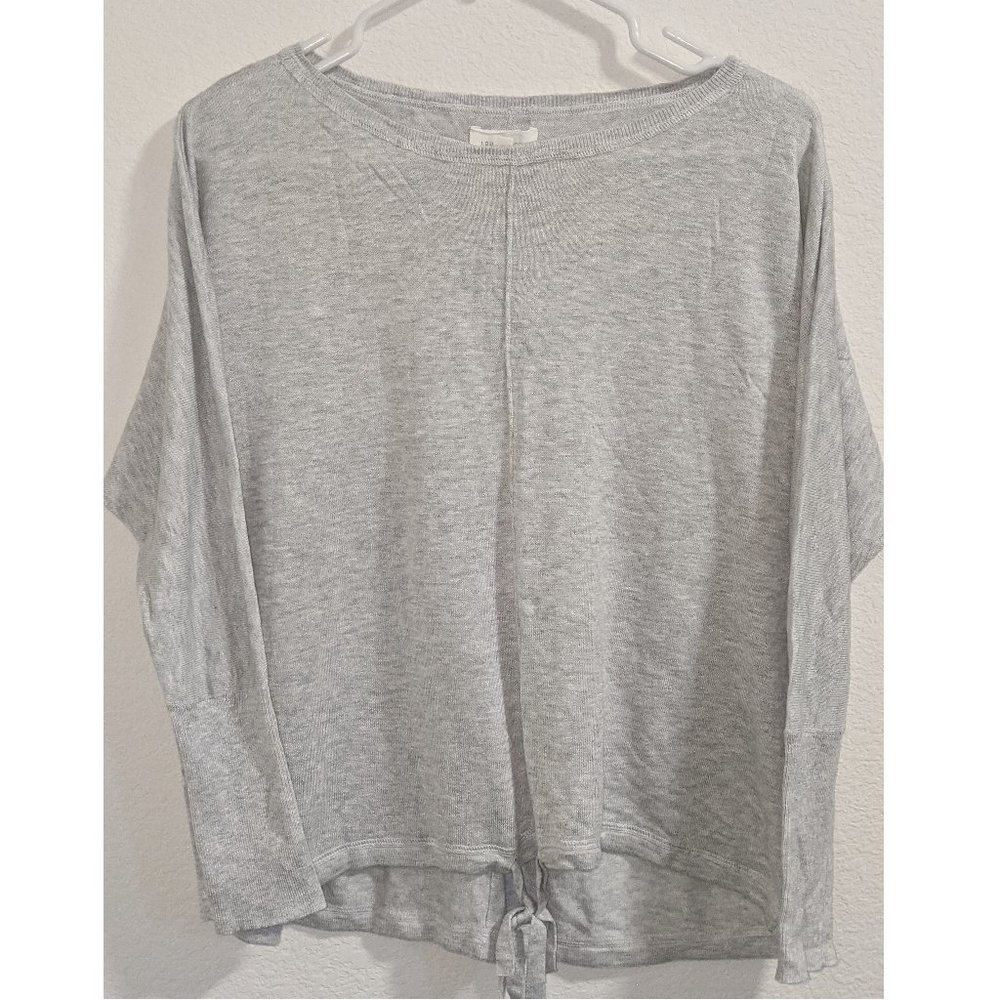 Lou&Grey Tie-Waist Sweater BLUE Sz XS EUC